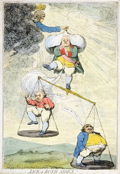 Jack a Both Sides, Published by William Humphrey by James Gillray