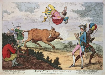 John Bull Triumphant by James Gillray