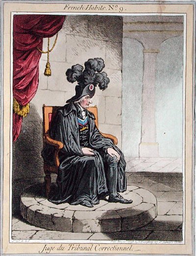 Juge du Tribunal Correctionnel, plate 9 from 