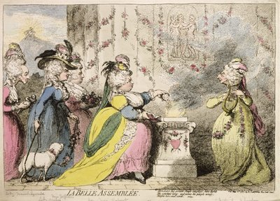 La Belle Assemblee by James Gillray