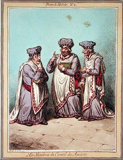 Les Membres du Conseil des Anciens, plate 2 from 