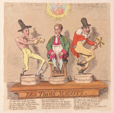 The Three Magots by James Gillray