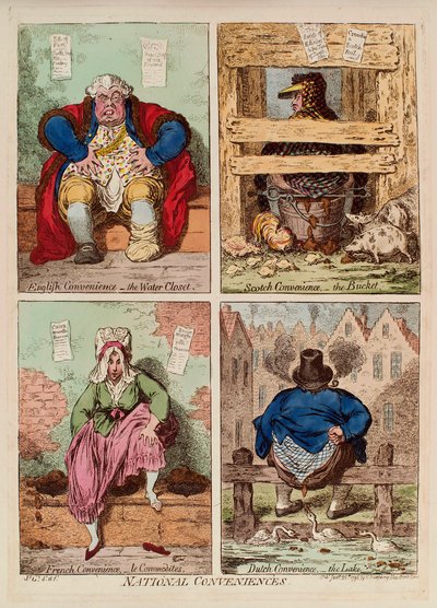National Conveniences by James Gillray