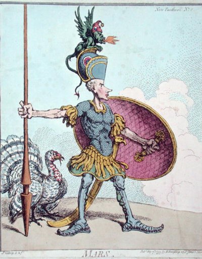Mars by James Gillray