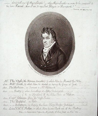 Mr Thomas Ogle by James Gillray