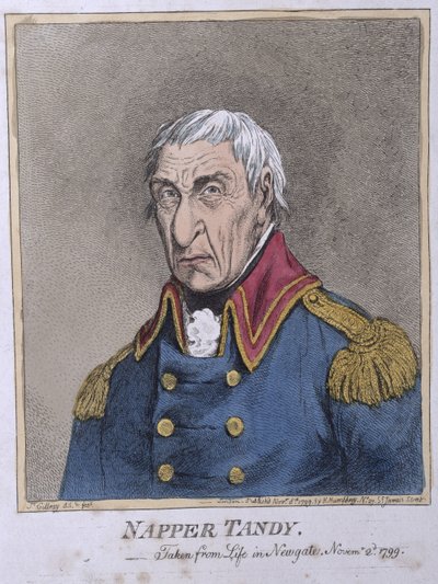 Napper Tandy (1740-1803) Published by Hannah Humphrey in 1799 by James Gillray