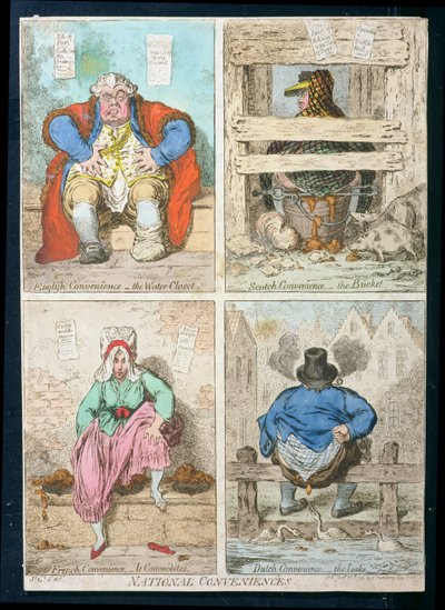 National Conveniences by James Gillray