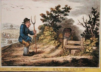 Palemon and Lavinia, published by Hannah Humphrey in 1805 by James Gillray