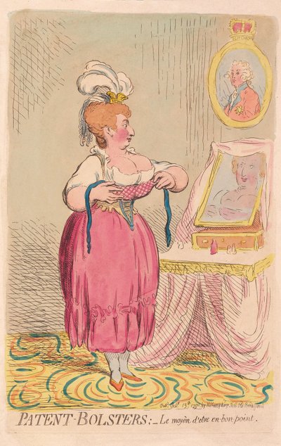 Patent-Bolsters: The Way to Stay in Good Shape by James Gillray