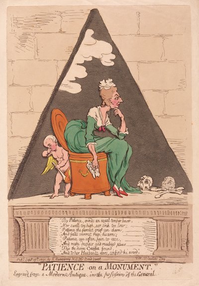 Patience on a Monument by James Gillray