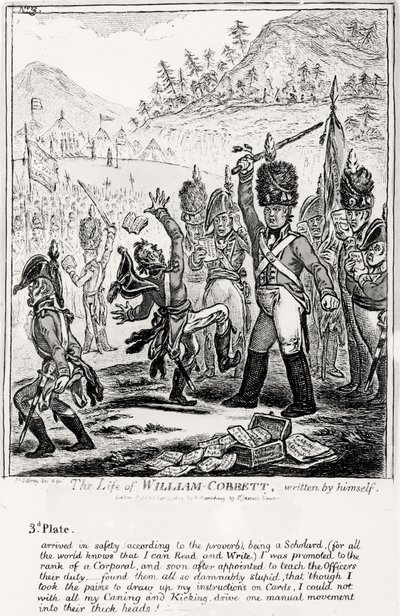 Plate 3, from The Life of William Cobbett, written by himself, pub. by H. Humphrey by James Gillray