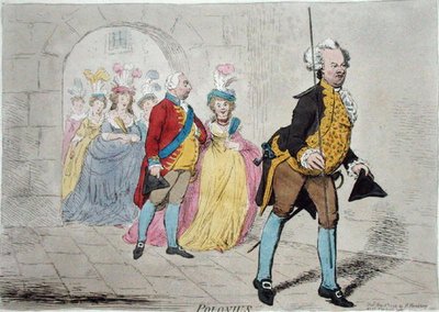 Polonius by James Gillray