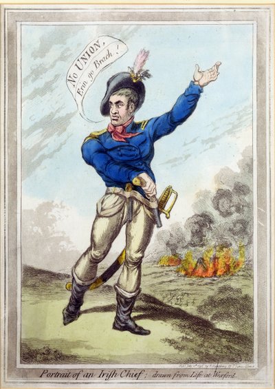 Portrait of an Irish Chief by James Gillray
