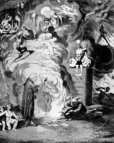 Shakespeare Sacrificed, or the Offering to Avarice by James Gillray