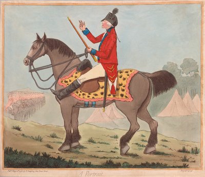 Sir David Dundas - A Portrait, pub. 1796 by James Gillray