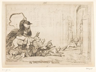 Caricature of Warren Hastings, 1788 by James Gillray