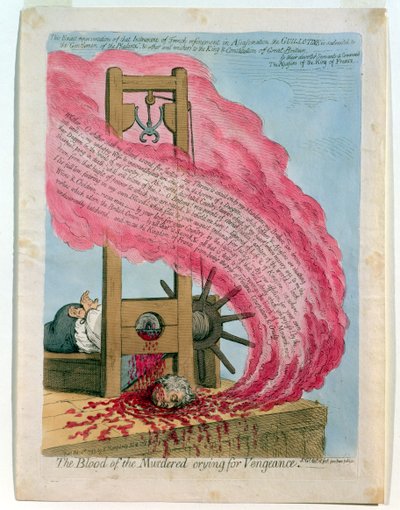 The Blood of the Murdered Crying for Vengeance by James Gillray