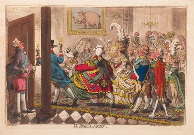 The Bridal Night, pub. 1797 by James Gillray