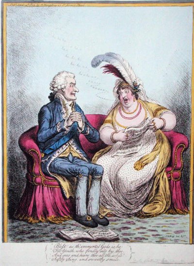 The Bulstrode Siren by James Gillray