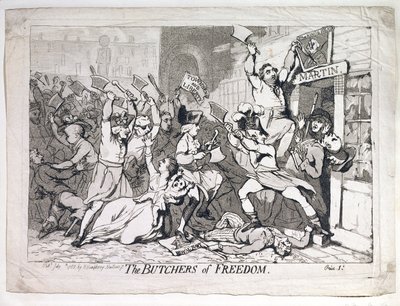 The Butchers of Freedom by James Gillray