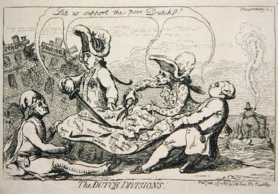 The Dutch Divisions by James Gillray