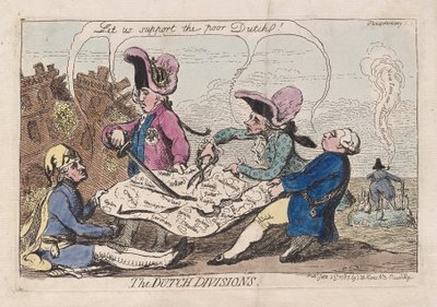 The Dutch Divisions by James Gillray