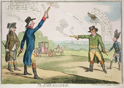 The Explanation, Published by Hannah Humphrey by James Gillray