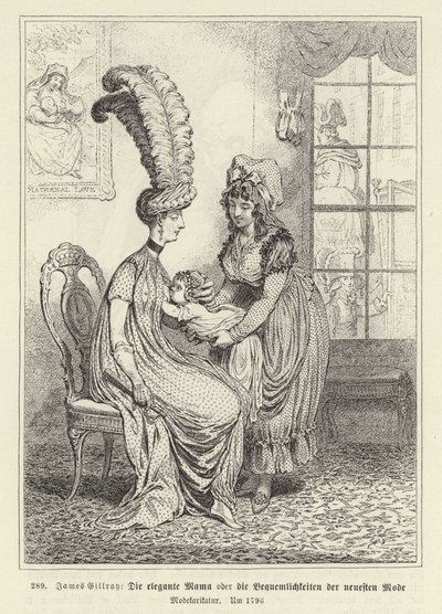 The Fashionable Mamma by James Gillray