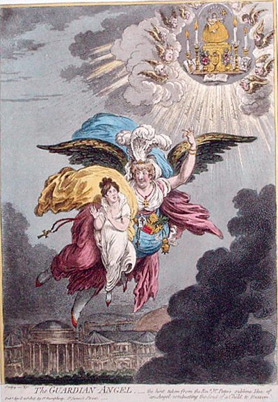 The Guardian Angel by James Gillray