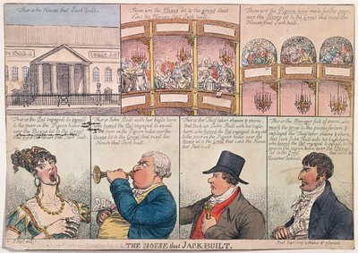 The House that Jack Built, published by Walker by James Gillray