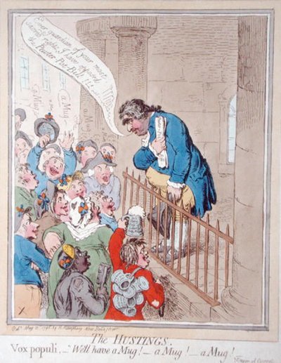 The Hustings by James Gillray