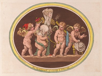The Marriage of Cupid & Psyche, pub. 1797 by James Gillray