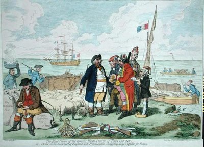 The Real Cause of the Present High Price of Provisions, published by Hannah Humphrey in 1795 by James Gillray