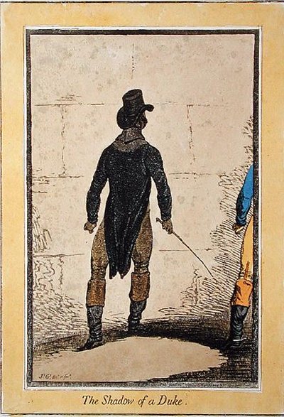 The Shadow of a Duke by James Gillray