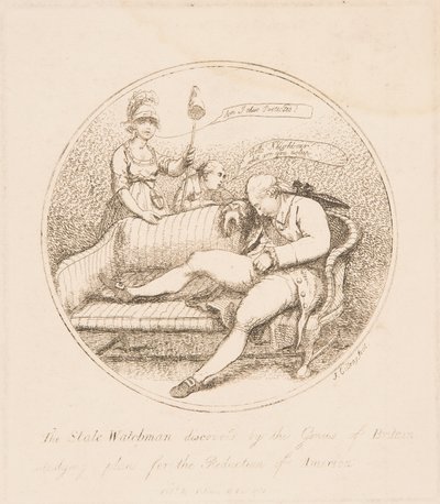 The State Watchman Discovered by the Genius of Britain by James Gillray