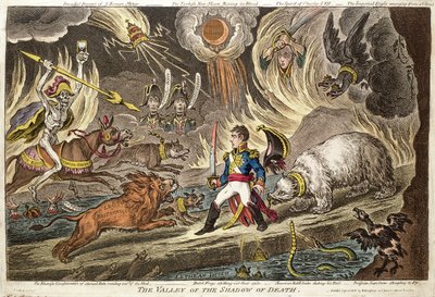 The Valley of the Shadow of Death by James Gillray