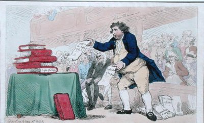 The Word Eater by James Gillray