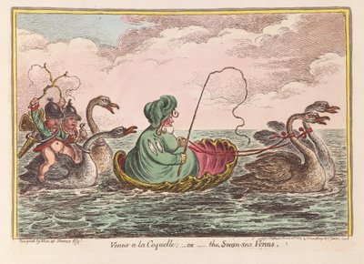 Venus a la Coquelle; or the Swansea Venus by James Gillray