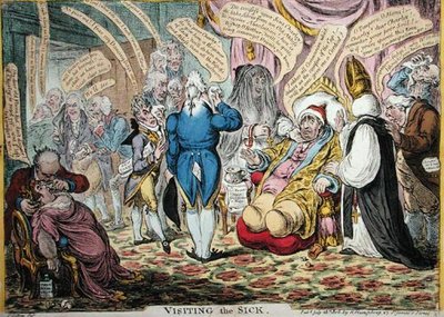 Visiting the Sick by James Gillray