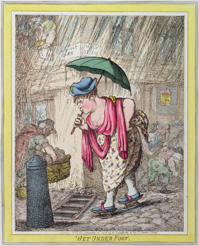Wet Under Foot by James Gillray