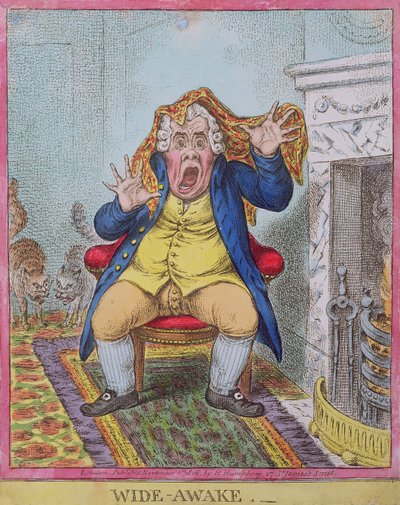 Wide Awake by James Gillray