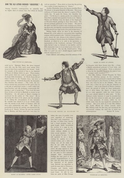 How the Old Actors dressed Shakspere by James Godwin