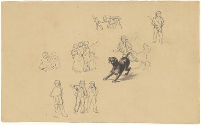 Barking Dog and Studies for 