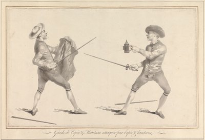 Guard of the Sword & Cloak Attacked by the Sword & Lantern by James Gwin