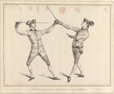 Position After Disarming on the Tierce Stroke by James Gwin