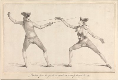 Position for Guard in Quarte and the Quarte Strike by James Gwin