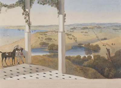 Holland Estate, St. Thomas in the East, View from the Change of Air House by James Hakewill