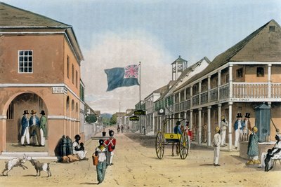 View of Harbour Street, Kingston, Jamaica, from 