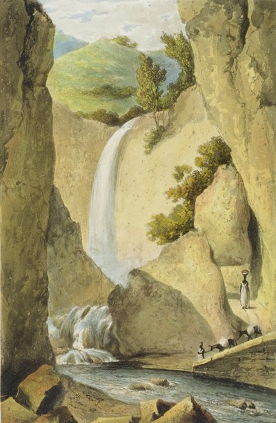 Waterfall on the Windward Road near Kingston, from 