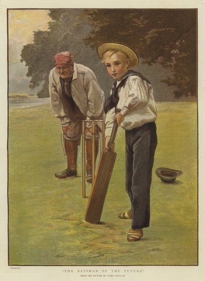 The Batsman of the Future by James Hayllar